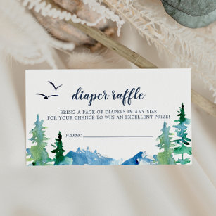 Rocky Mountain Diaper Raffle Enclosure Card