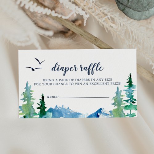 Rocky Mountain Diaper Raffle Enclosure Card