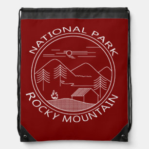 Rocky Mountain Drawstring Bag