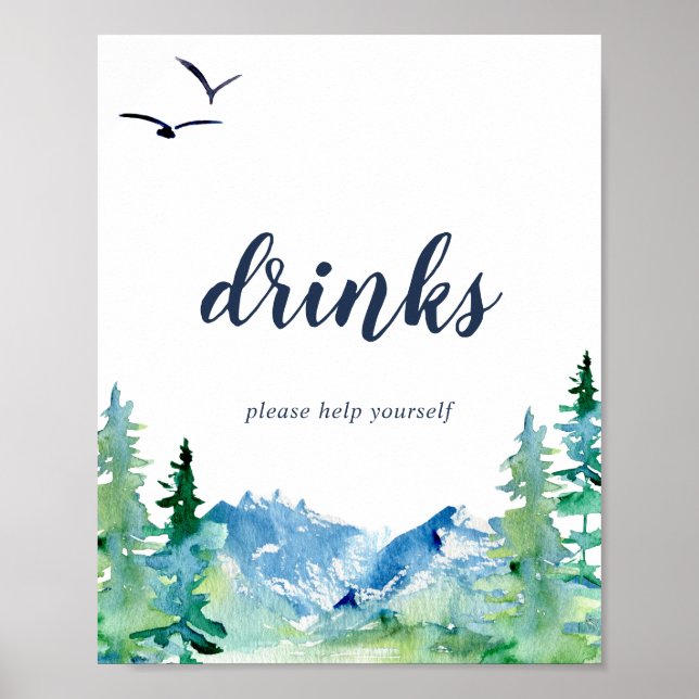 Rocky Mountain Drinks Sign (Front)