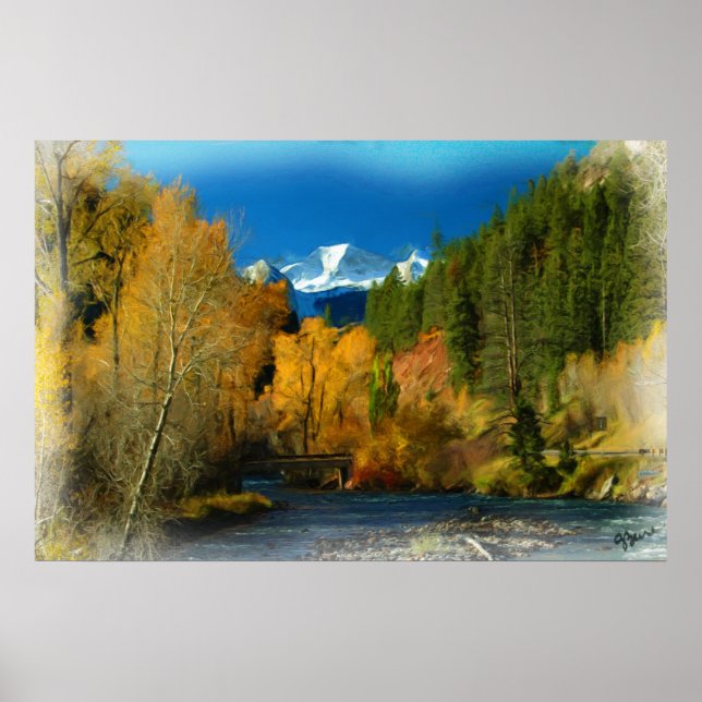 ROCKY MOUNTAIN FALL PRINT (Front)