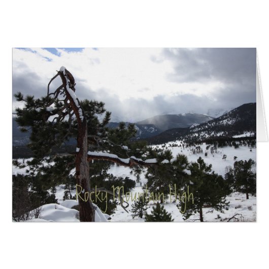 Rocky Mountain High 3 Cards (Front Horizontal)