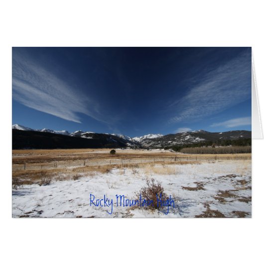 Rocky Mountain High 4 Cards (Front Horizontal)