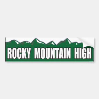 Rocky Mountain High Bumper Sticker