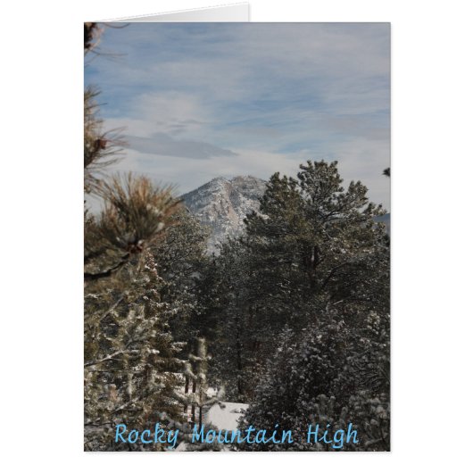 Rocky Mountain High Cards (Front)