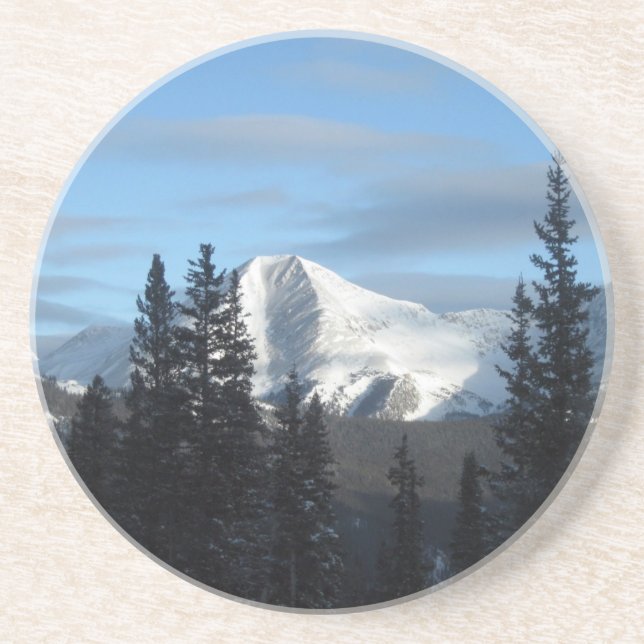 Rocky Mountain High Sandstone Coaster (Front)