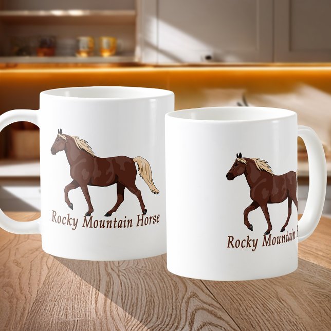 Rocky Mountain Horse Chocolate Flaxen Coffee Mug (Rocky Mountain Horse Chocolate Flaxen Coffee Mug)