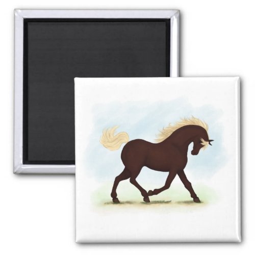 Rocky Mountain Horse Equestrian Magnet