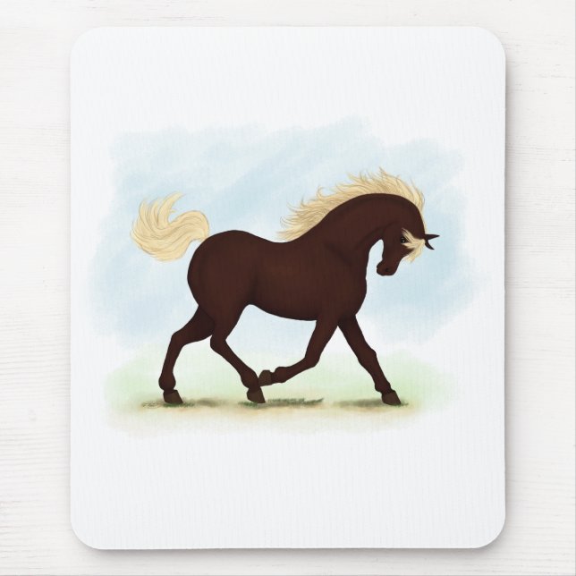 Rocky Mountain Horse Equestrian Mouse Pad (Front)