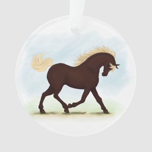 Rocky Mountain Horse Equestrian Ornament