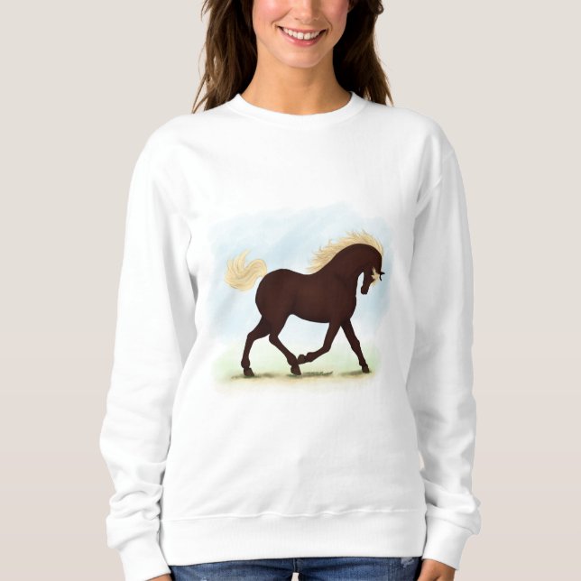 Rocky Mountain Horse Equestrian Sweatshirt (Front)