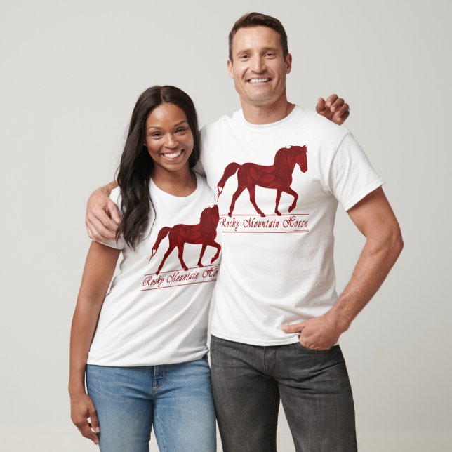 Rocky Mountain Horse Heart T-Shirt (Unisex)