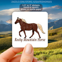 Rocky Mountain Horse Silhouette Chestnut