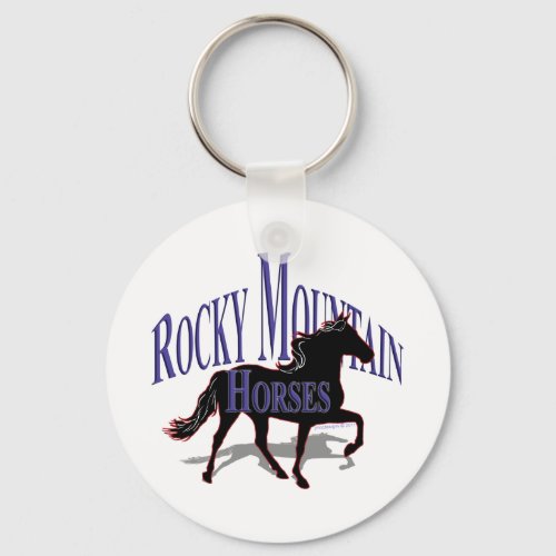 Rocky Mountain Horses _ Personalize It Keychain