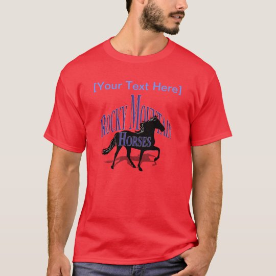 Rocky Mountain Horses - Personalize It T-Shirt
