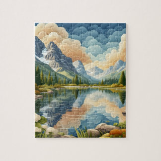 Rocky Mountain Jigsaw Puzzle