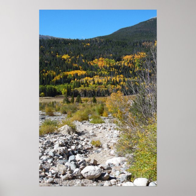 Rocky Mountain Landscape Photo Nature Wall Poster (Front)