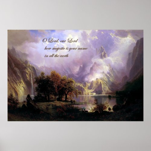 Rocky Mountain Landscape Poster