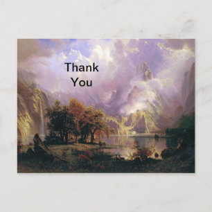 Rocky Mountain Landscape Thank You Postcard