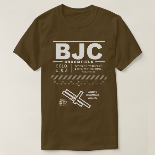 Rocky Mountain Metropolitan Airport BJC T_Shirt