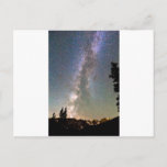 Rocky Mountain Milky Way and Falling Star Postcard