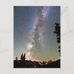 Rocky Mountain Milky Way and Falling Star Postcard