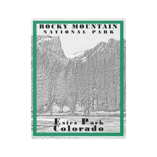 Rocky Mountain National Park - 11 x 14 Metal Metal Print (Front)