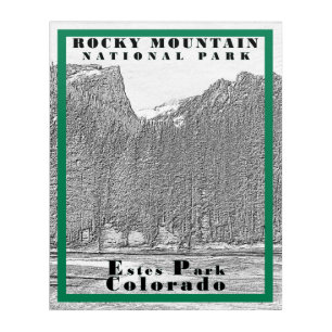 Rocky Mountain National Park - 16 x 20 Acrylic Acrylic Print