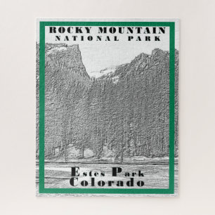 Rocky Mountain National Park - 16x20 - 520 pcs Jigsaw Puzzle