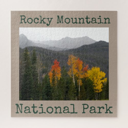 Rocky Mountain National Park Aspens Puzzle