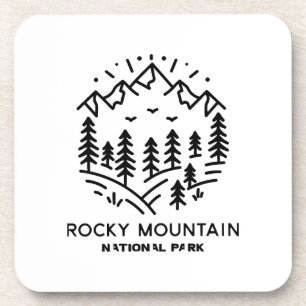 Rocky Mountain National Park Beverage Coaster