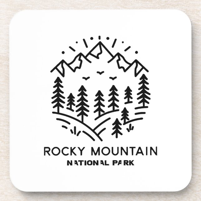 Rocky Mountain National Park  Beverage Coaster (Front)
