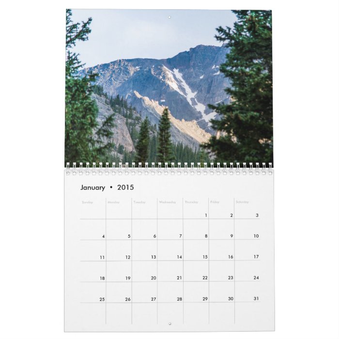 Rocky Mountain National Park Calendar Zazzle