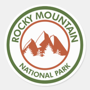 Rocky Mountain National Park Classic Round Sticker
