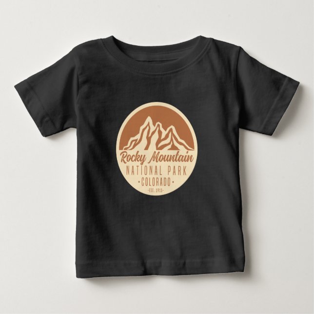 Rocky Mountain National Park Colorado Baby T-Shirt (Front)