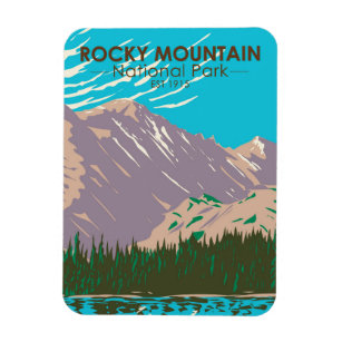 Rocky Mountain National Park Colorado Bear Lake Magnet