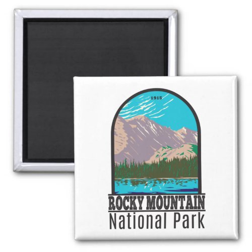 Rocky Mountain National Park Colorado Bear Lake  Magnet