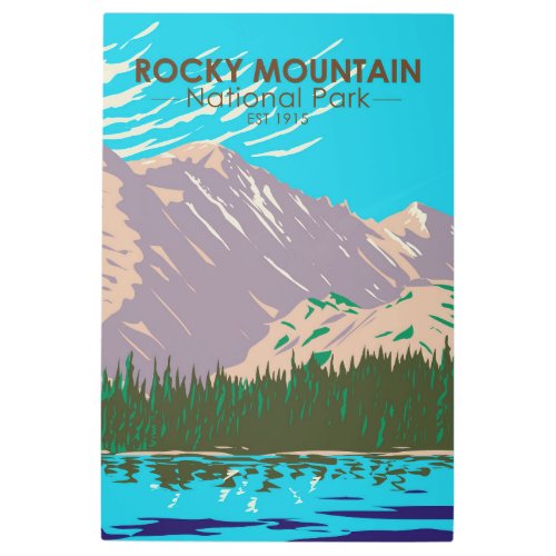 Rocky Mountain National Park Colorado Bear Lake Metal Print