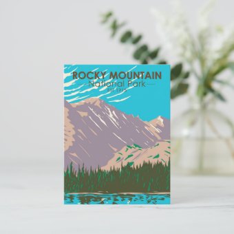 Rocky Mountain National Park Colorado Bear Lake Postcard | Zazzle