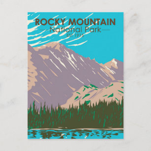 Rocky Mountain National Park Colorado Bear Lake Postcard