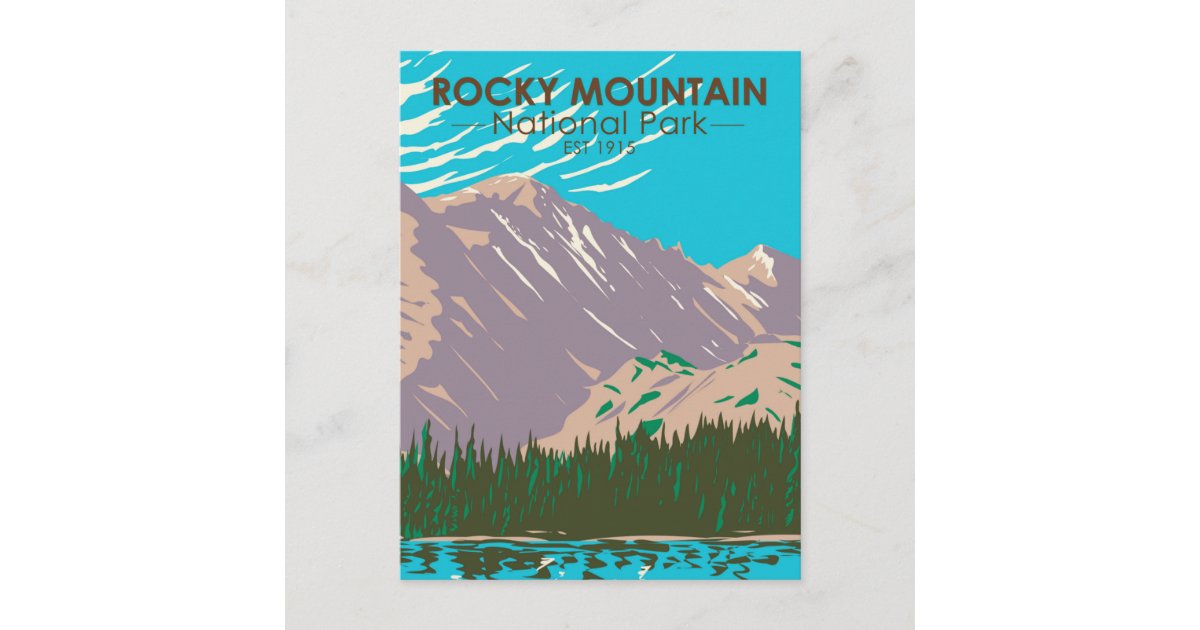 Rocky Mountain National Park Colorado Bear Lake Postcard | Zazzle