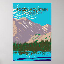 Rocky Mountain National Park Colorado Bear Lake Poster