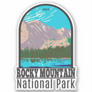 Rocky Mountain National Park Colorado Bear Lake Sticker