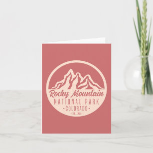 Rocky Mountain National Park Colorado Card