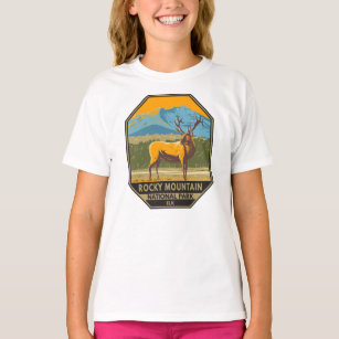 Rocky Mountain National Park Colorado Elk Vintage  T-Shirt