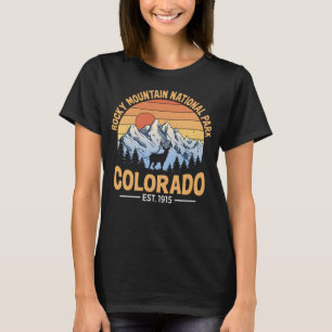 Rocky Mountain National Park Colorado Est 1915 T-Shirt