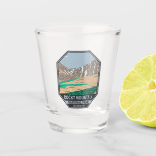Rocky Mountain National Park Colorado Grays Peak Shot Glass