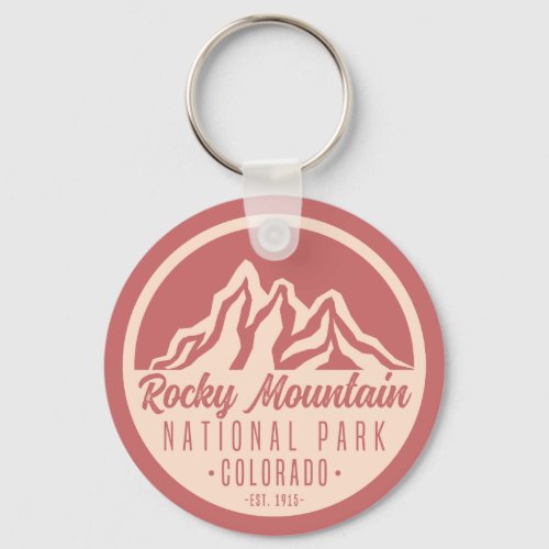 Rocky Mountain National Park Colorado  Keychain