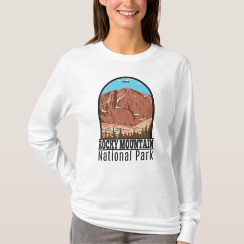 Rocky Mountain National Park Colorado Longs Peak T_Shirt