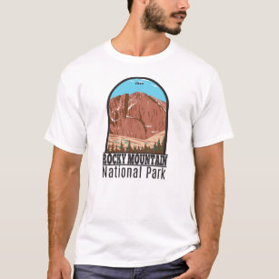 Rocky Mountain National Park Colorado Longs Peak  T-Shirt